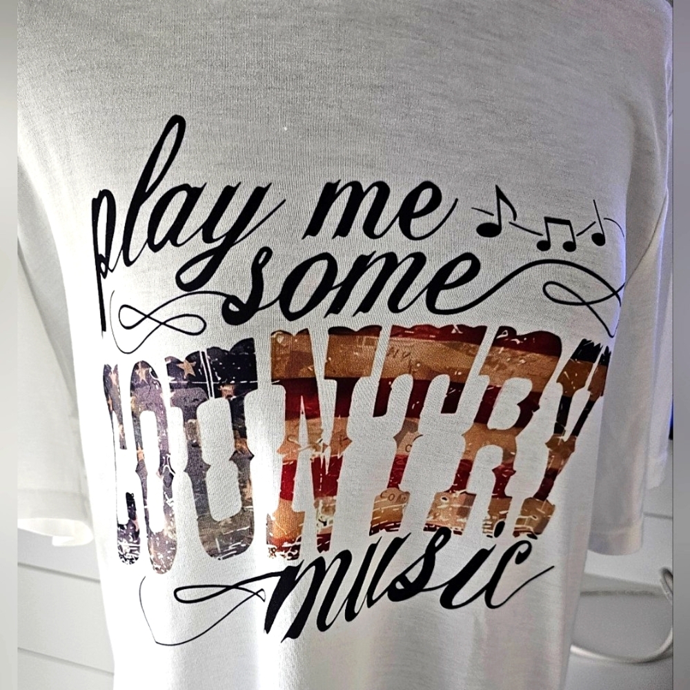 Super Soft Casual Graphic Tee Shirt - Picture 2 of 5